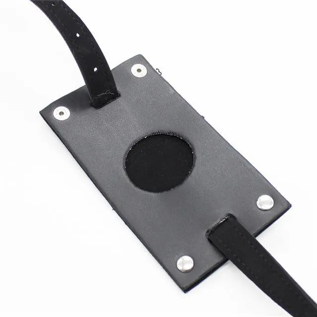 Anal Own Pleasures PU Leather Harness Butt Plug