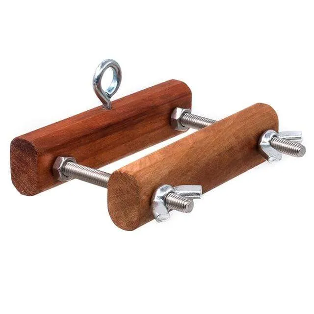 CHASTITY CAGE CO Male Sex Toys Wooden Ball Buster Compressor