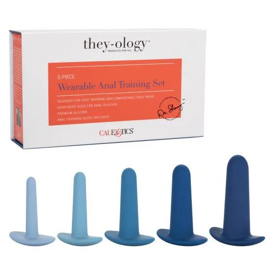 Male Sex Toys CALEXOTICS THEYOLOGY 5 PIECE WEARABLE ANAL TRAINING KIT