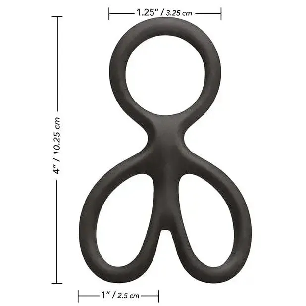 Anal CalExotics Silicone Ball Spreader Black