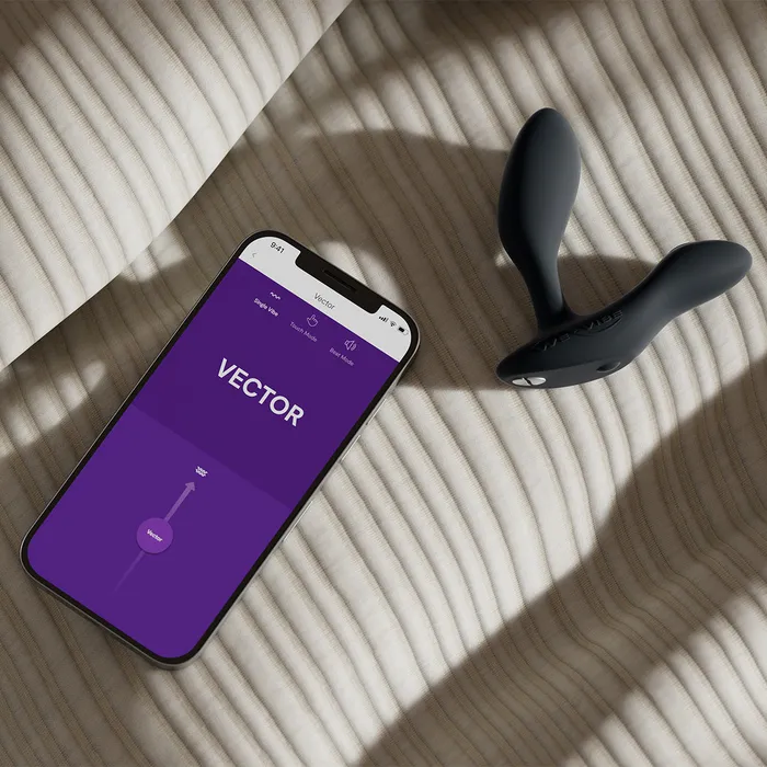 Anal WeVibe WeVibe Vector Vibrating Prostate Massager Charcoal Black