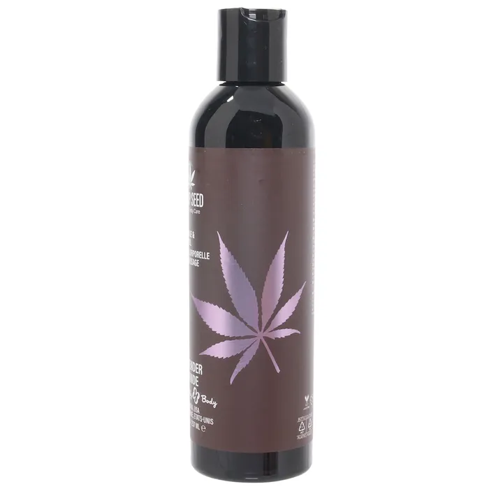 Earthly Body Couples Hemp Seed Massage Oil 8oz236ml in Lavender