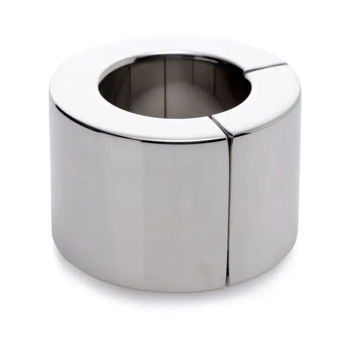 Magnetic Stainless Steel Ball Stretcher Master Series Male Sex Toys