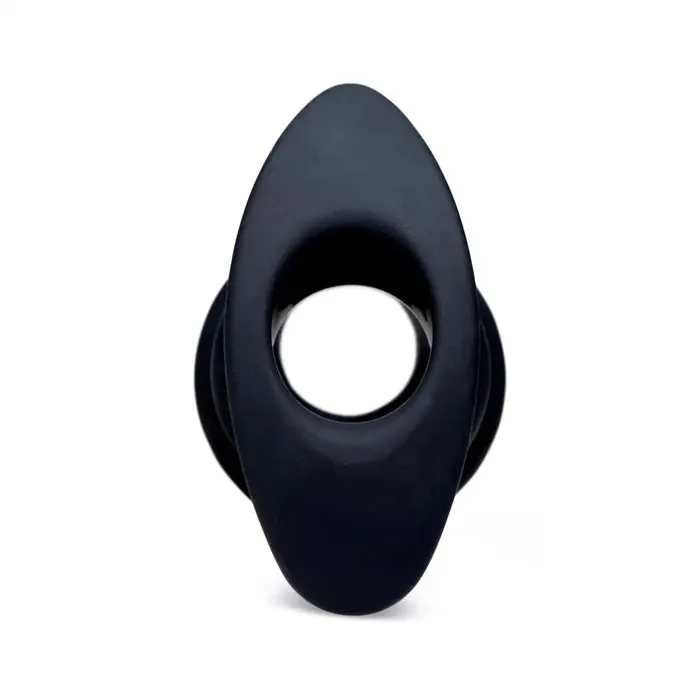 Male Sex Toys Master Series Hive Ass Tunnel Silicone Ribbed Hollow Anal Plug
