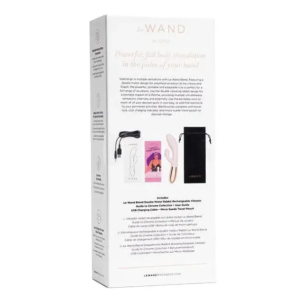 Vibrators Le Wand Blend Double Motor Rabbit Rechargeable Vibrator Le Wand Vibrators Le Wand Blend Double Motor Rabbit Rechargeable Vibrator Le Wand