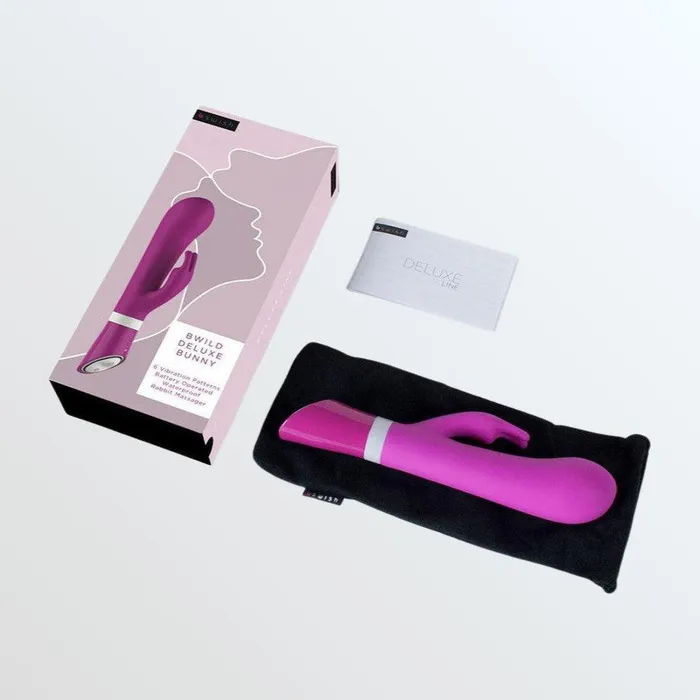 B Swish Vibrators B Swish Bwild Deluxe Bunny Rabbit Vibrator Raspberry
