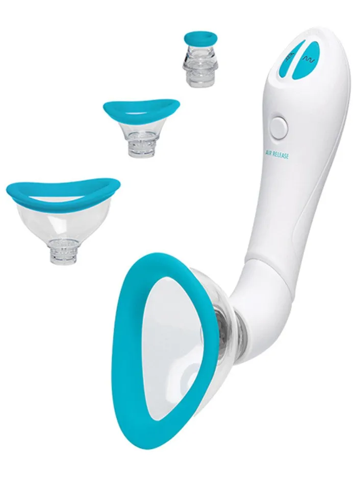 Female Sex Toys DocJohnson Bloom Vibrating Vulva Nipple Pump