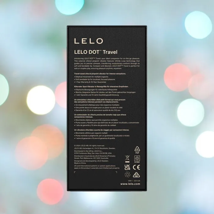 LELO DOT Travel Clitoral Pinpoint Vibrator Purple LELO Vibrators