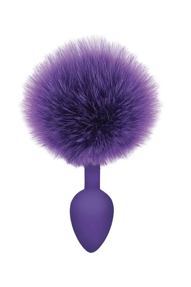 MJM Female Sex Toys Icon Brands Silicone Bunny Tail Plugs Various Colors