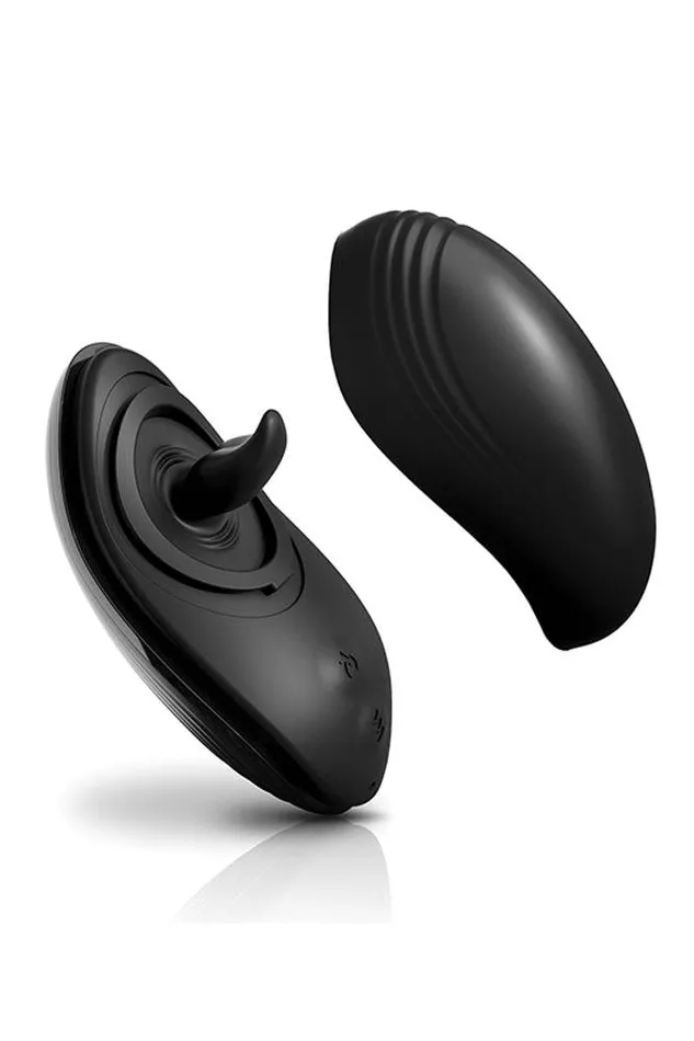 Pipedream Sir Richards Control Silicone Rim Joy Warming Tongue Vibrator Pipedream Female Sex Toys