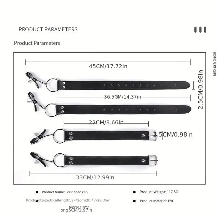 Male Sex Toys Lovegasm Adjustable Labia Clamp