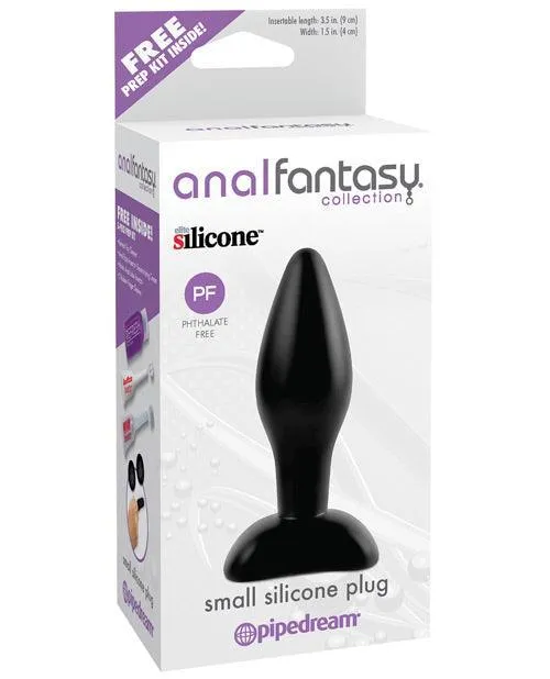 Anal Pipedream Products Anal Fantasy Collection Small Silicone Plug Black