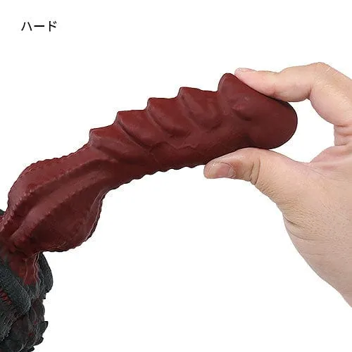 Dildos Tomax Tomax Roaring Dragon Regular Silicone Dildo 96 Wild Red
