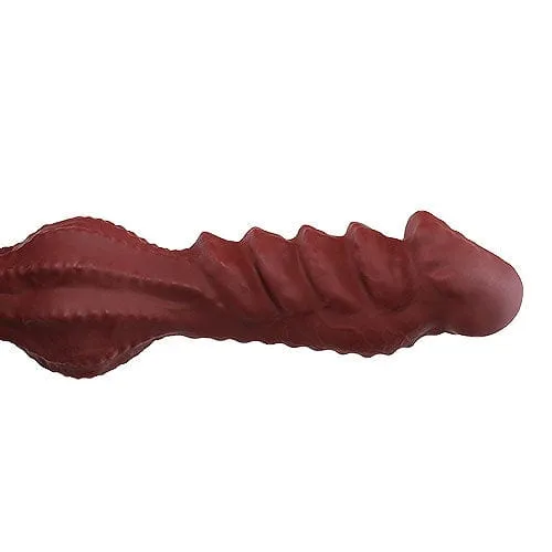 Dildos Tomax Tomax Roaring Dragon Regular Silicone Dildo 96 Wild Red