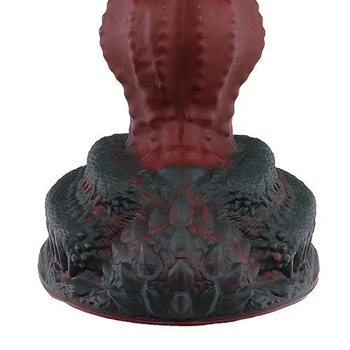 Dildos Tomax Tomax Roaring Dragon Regular Silicone Dildo 96 Wild Red