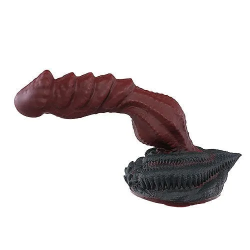 Dildos Tomax Tomax Roaring Dragon Regular Silicone Dildo 96 Wild Red