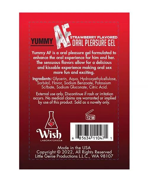 Little Genie Productions LLC Enhancers Yummy Af Oral Pleasure Gel 22 Oz