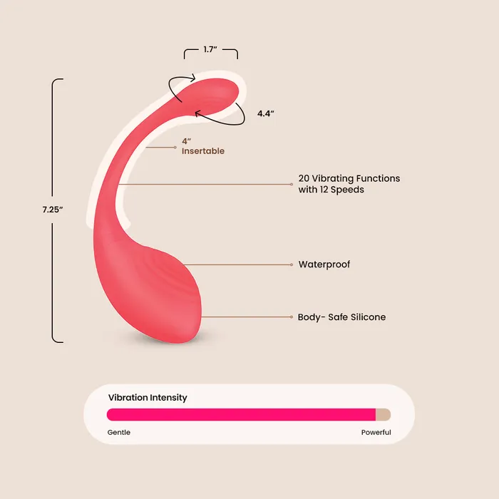 Vibrators Love Distance Love Distance Range app controlled smart vibrator Vibrators Love Distance Love Distance Range app controlled smart vibrator