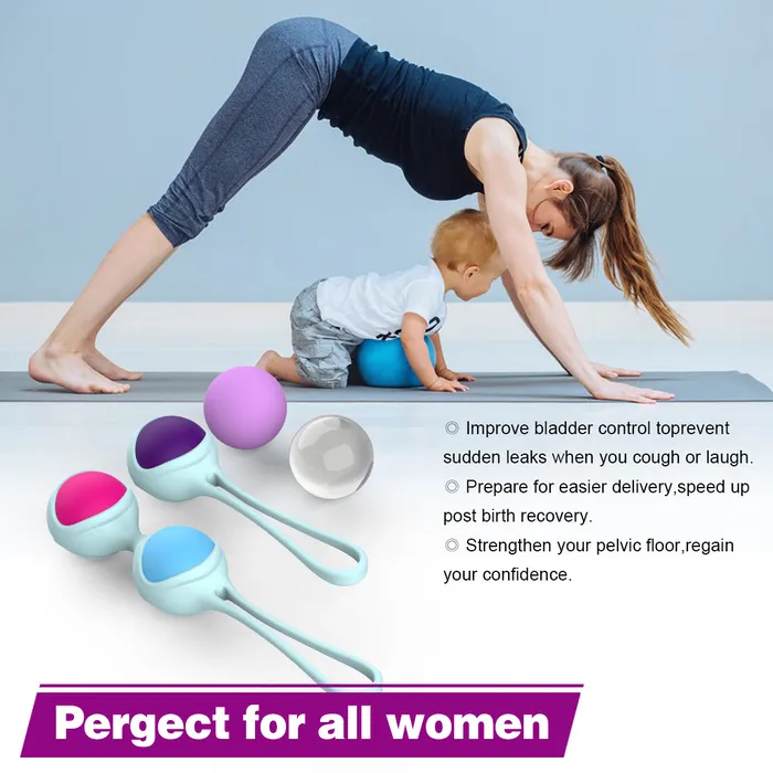 YOSPOSS Male Sex Toys Variable Weight Kegel Ball for Bladder Control Vaginal Tighter Training Kit