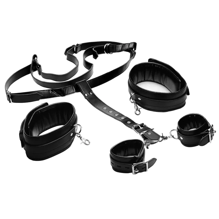 Couples Strict Deluxe Thigh Sling With Wrist Cuffs