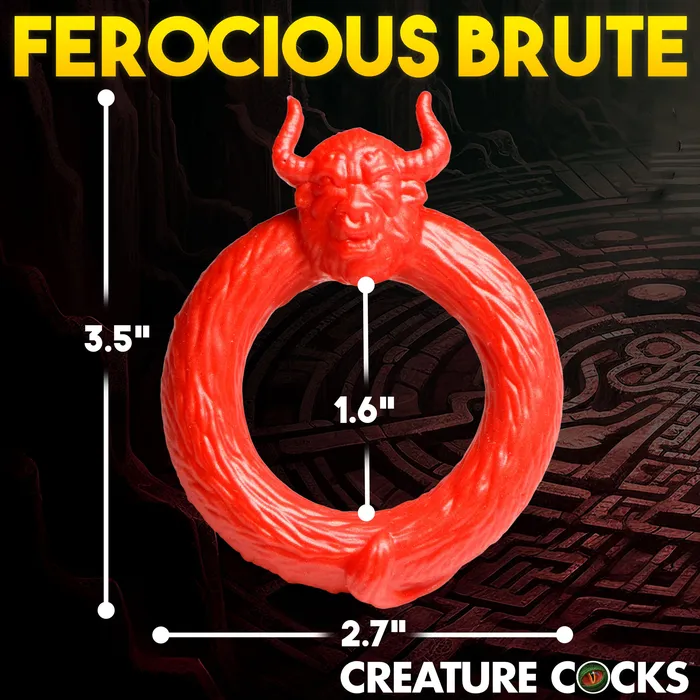 Male Sex Toys Creature Cocks Beast Mode Silicone Cock Ring