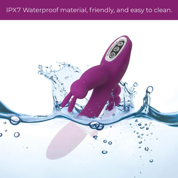 Power Bunnies Quivers 10X Silicone Gspot Rabbit Vibrator Female Sex Toys