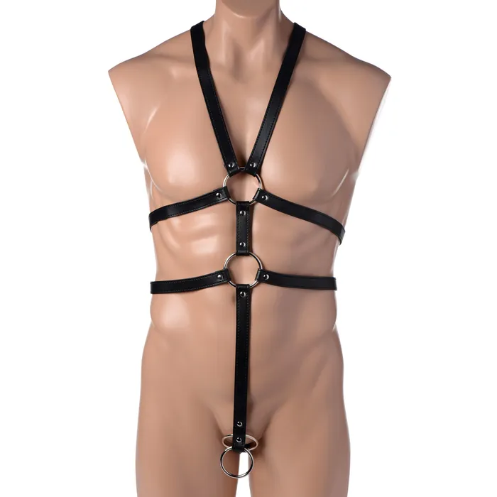 STRICT Male Body Harness Strict Female Sex Toys