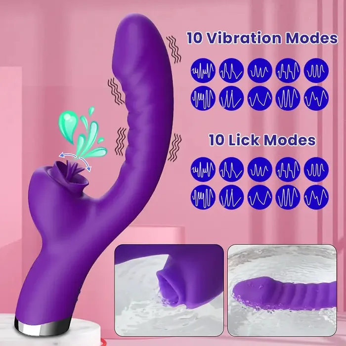 2in1 Dual Motor GSpot Vibrator Inyarose Female Sex Toys