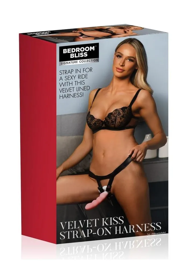 Bedroom Bliss Bedroom Bliss Velvet Kiss StrapOn Harness Female Sex Toys
