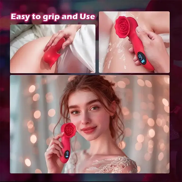 Digital Rose High Frequency Massage Vibrator Inyarose Vibrators