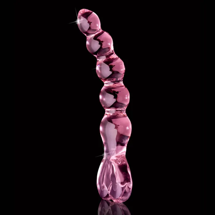 Dildos Icicles No 43 Pink Heart Glass Dildo Icicles