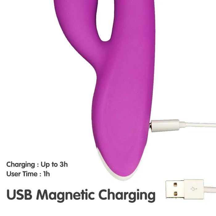 Female Sex Toys The Bad Peach Candy Rechargable Rabbit Vibrator