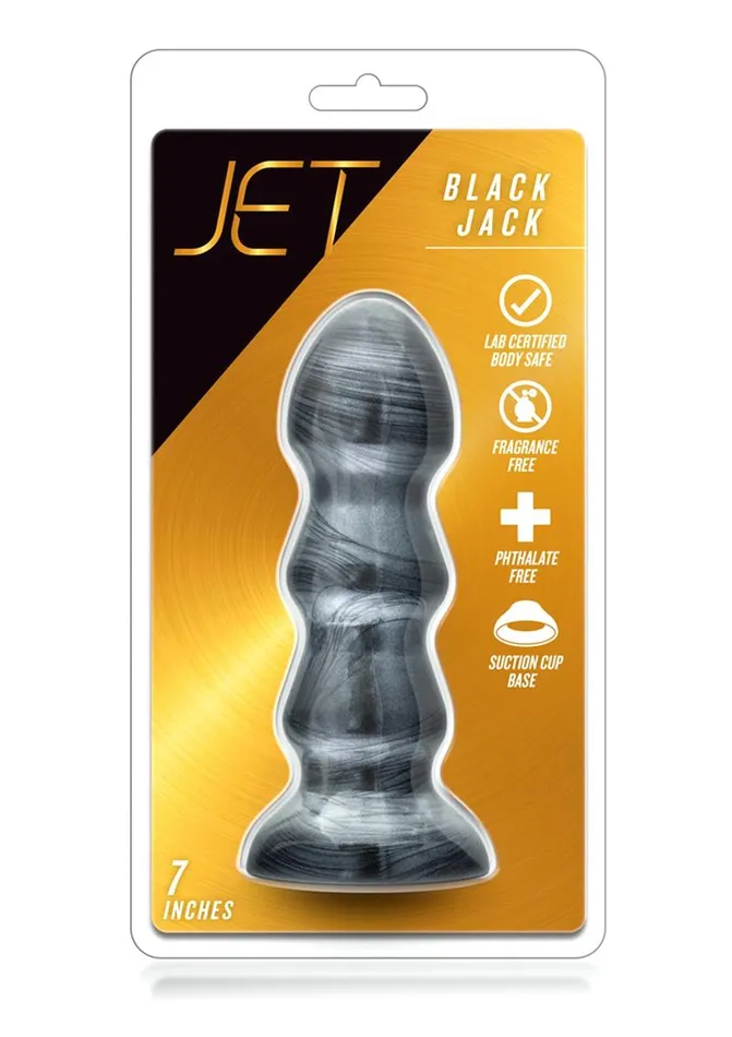 Jet Black Jack Butt Plug Carbon Metallic Jet Anal