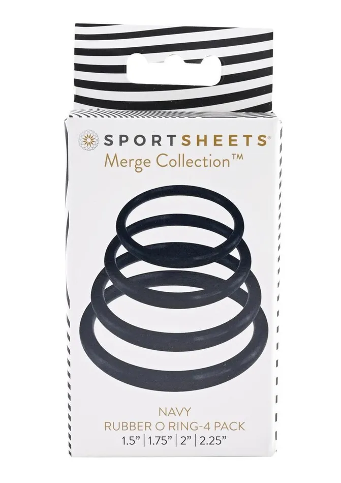 Male Sex Toys Rubber ORing Assorted Sizes Sportsheets