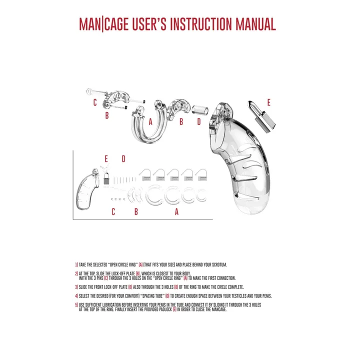 Man Cage Male Sex Toys Man Cage Chastity Cock Cage Model 13 Clear 25 Inch 65cm Man Cage Male Sex Toys Man Cage Chastity Cock Cage Model 13 Clear 25 Inch 65cm