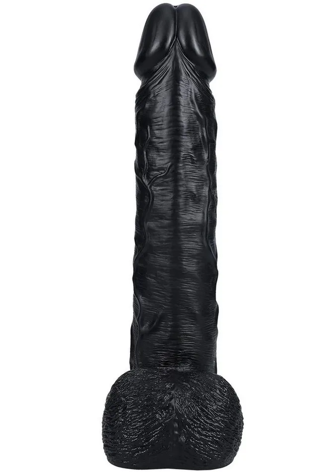 Real Rock Female Sex Toys Realrock Ultra Realistic Skin Extra Large Straight Dildo with Balls and Suction Cup