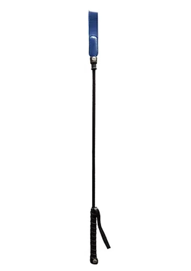Rouge Leather Riding Crop with Slim Tip Rouge Male Sex Toys