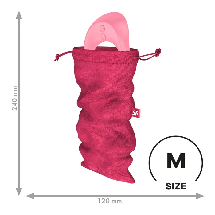 Satisfyer Vibrators Satisfyer Treasure Bag Toy Bag Pink Medium