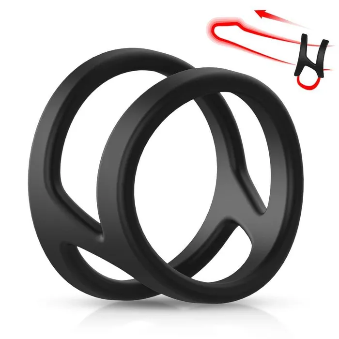 ADLTOYFUN Male Sex Toys Stretchy Erection Cock Ring