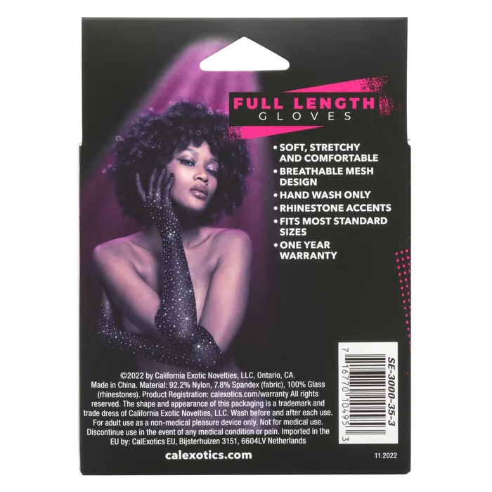 CalExotics Radiance Full Length Gloves Black Anal CalExotics Radiance Full Length Gloves Black Anal