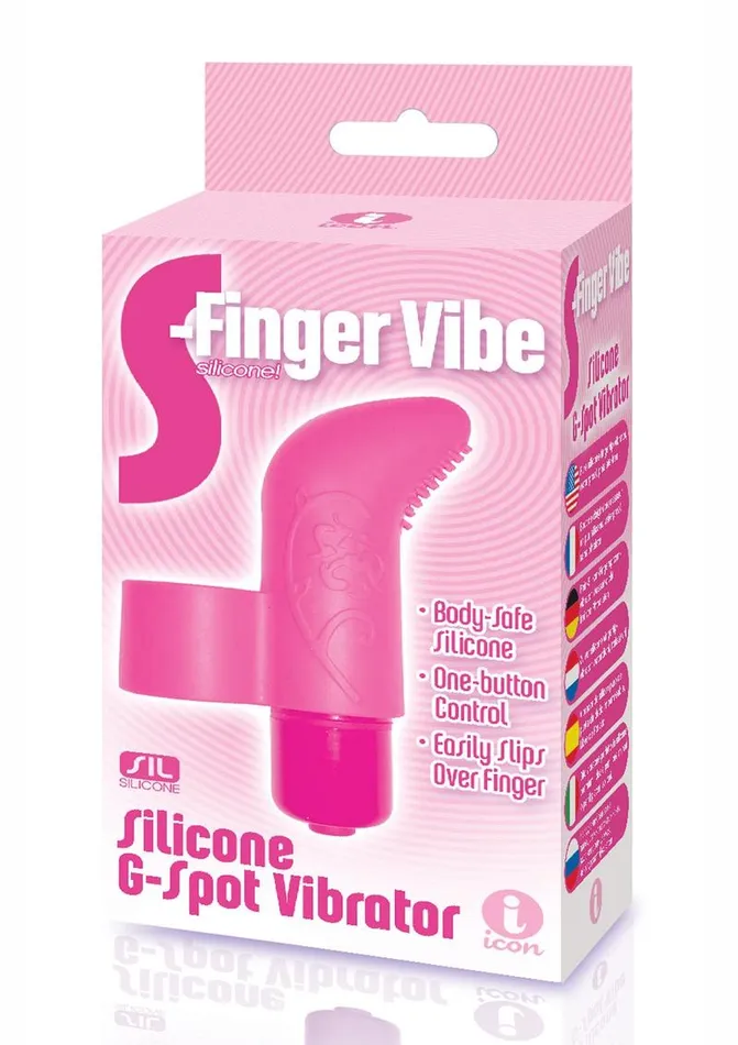 Female Sex Toys THE 9S The 9s SFinger Silicone GSpot Vibrator