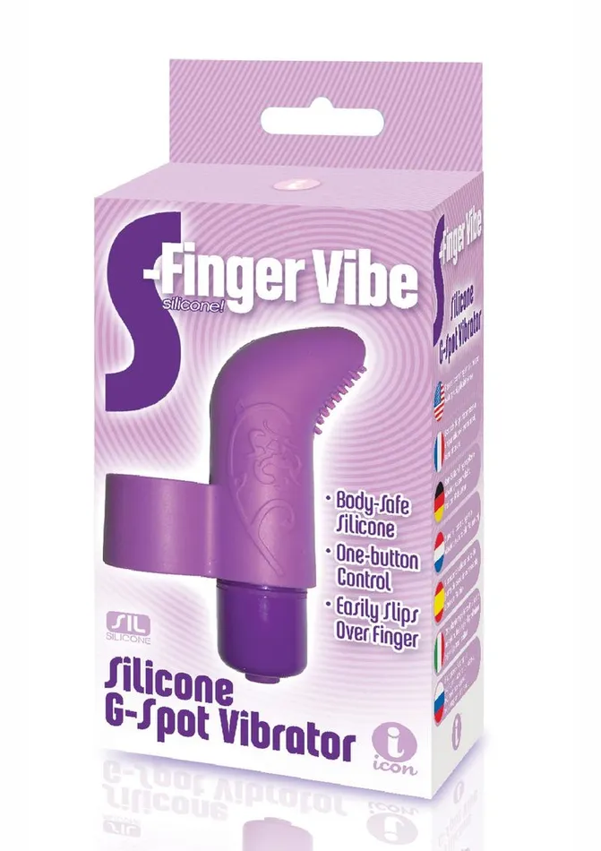 Female Sex Toys THE 9S The 9s SFinger Silicone GSpot Vibrator