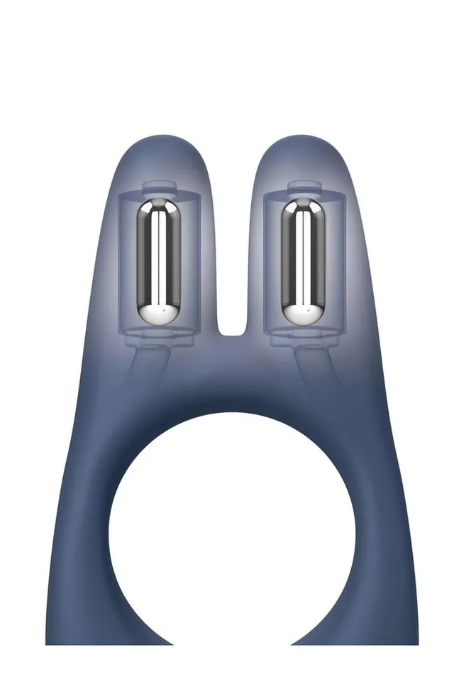Jimmyjane Male Sex Toys Jimmyjane Deimos Rechargeable Silicone Dual Vibe Cock Ring