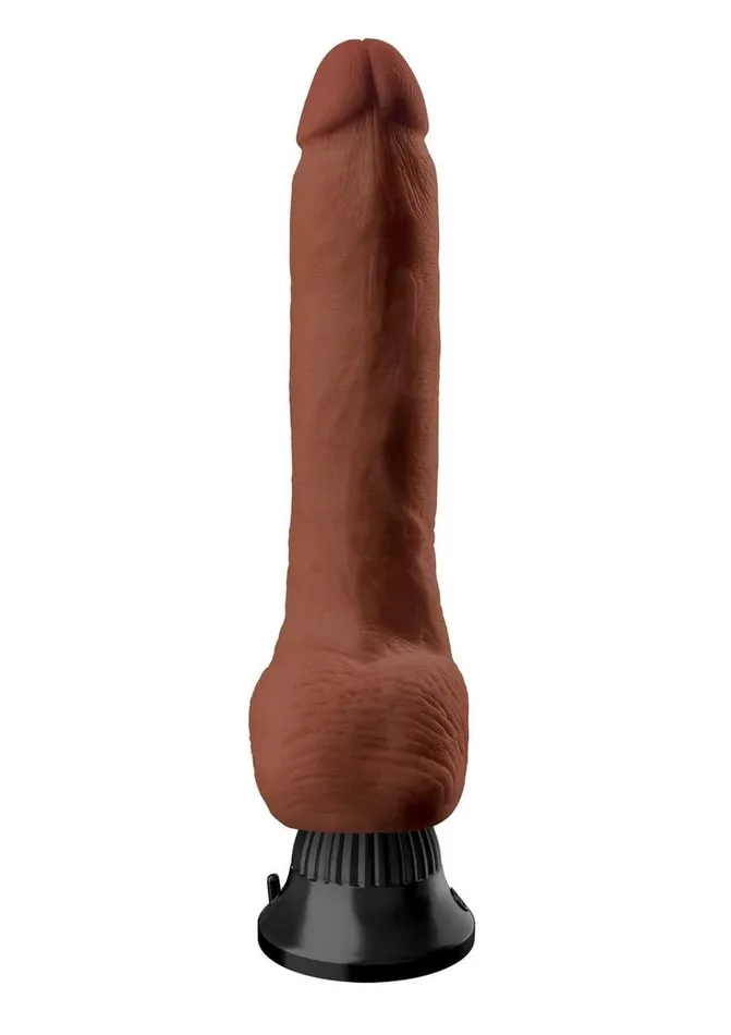 Real Feel Deluxe Female Sex Toys Real Feel Deluxe No 5 Wallbanger Vibrating Dildo with Balls Real Feel Deluxe Female Sex Toys Real Feel Deluxe No 5 Wallbanger Vibrating Dildo with Balls