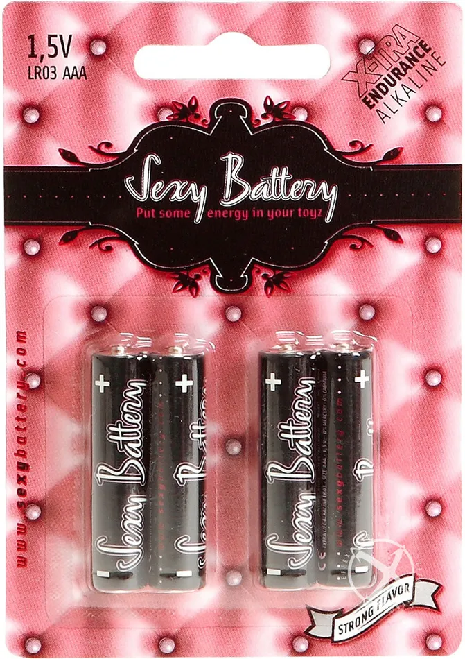 Sexy Battery Vibrators Sexy Battery Xtra Endurance Alkaline Batteries Lr03 AAA 15v