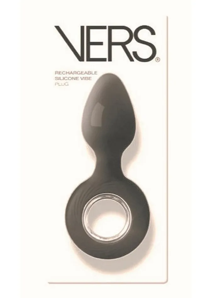 Vers Plug Vibrating Rechargeable Silicone Anal Plug VERS Male Sex Toys