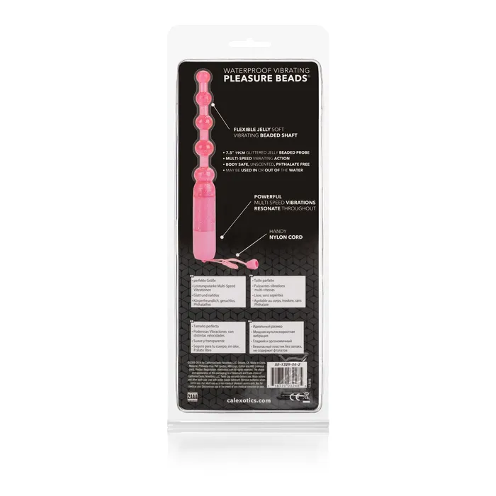 Vibrators CalExotics Vibrating Pleasure Beads Pink