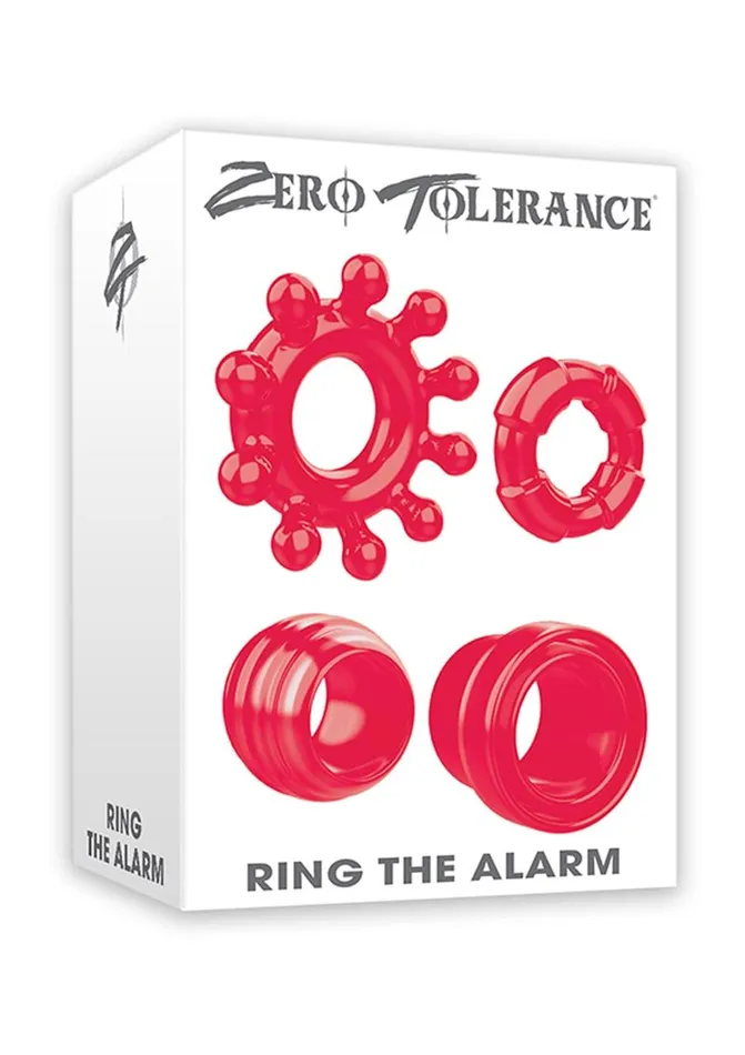 Zero Tolerance Ring The Alarm Cock Ring Kit Zero Tolerance Male Sex Toys